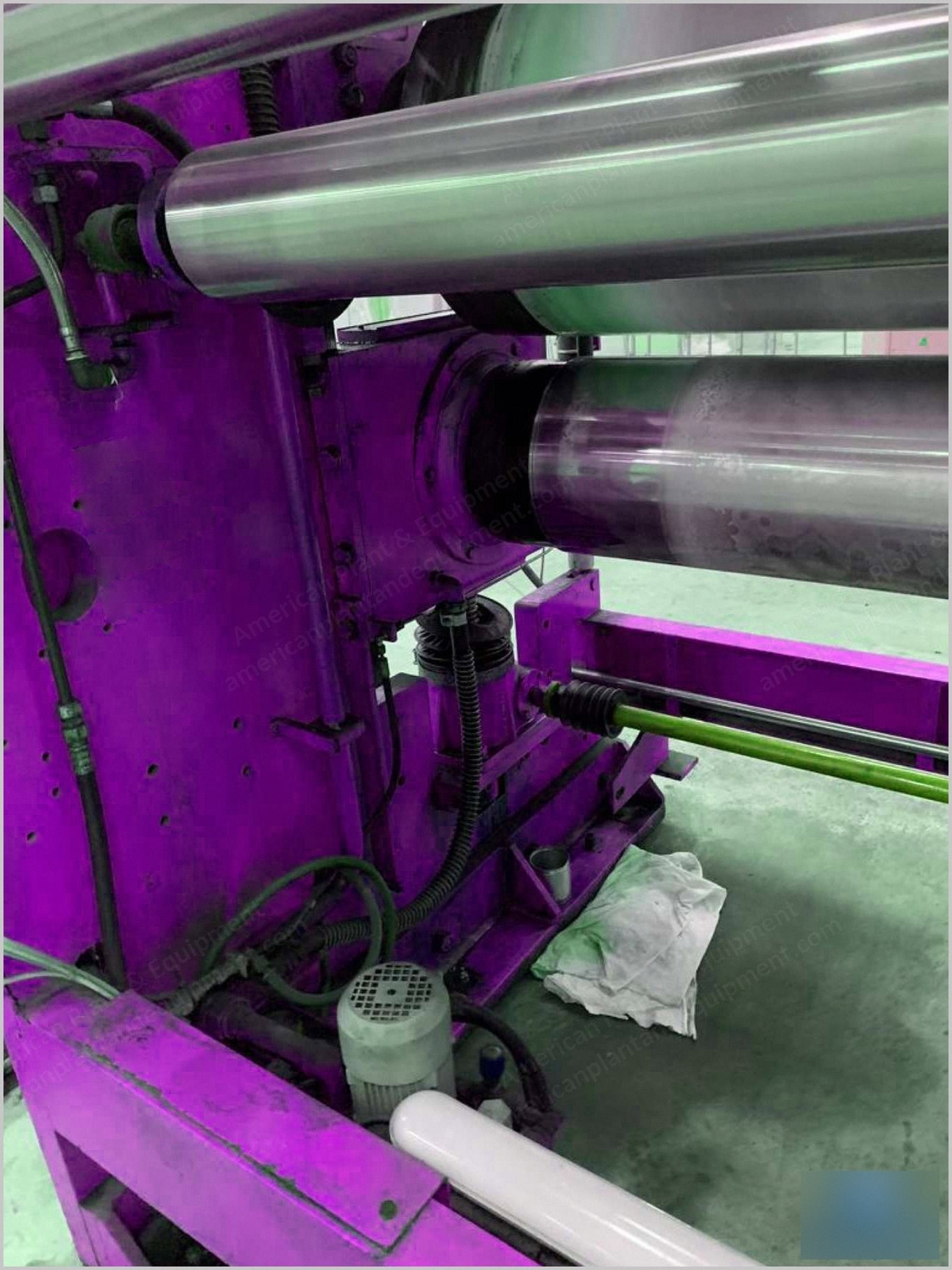 Ramisch Kleinewefers, 3-Bowl Nipco Flex Racolan Calender, 1989, Roller Width 2030mm, Working Width 1850mm