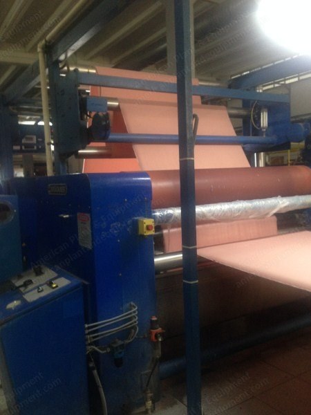 Bruckner Stenter, 1850mm, Gas Heated, 6 Chambers, with Padder and Weft Straightener