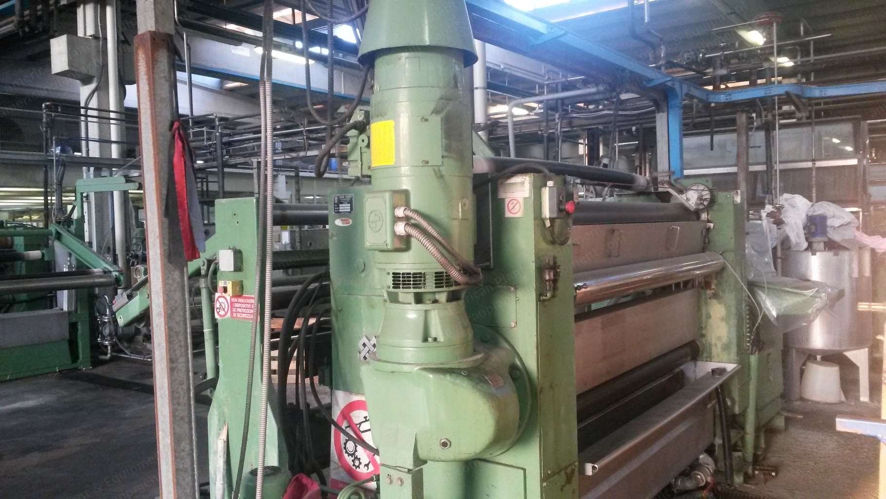 Kusters, 222.11 - 1800, 1991, Dyeing Padder, Working Width 1800mm, with Tanks and Pumps