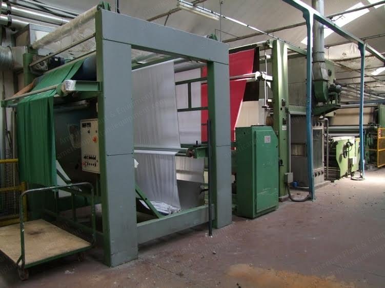 Paganini, Sanfor Compacting and Shrinking Line, 1993, 1800mm Working Width, 2000mm Roller Width