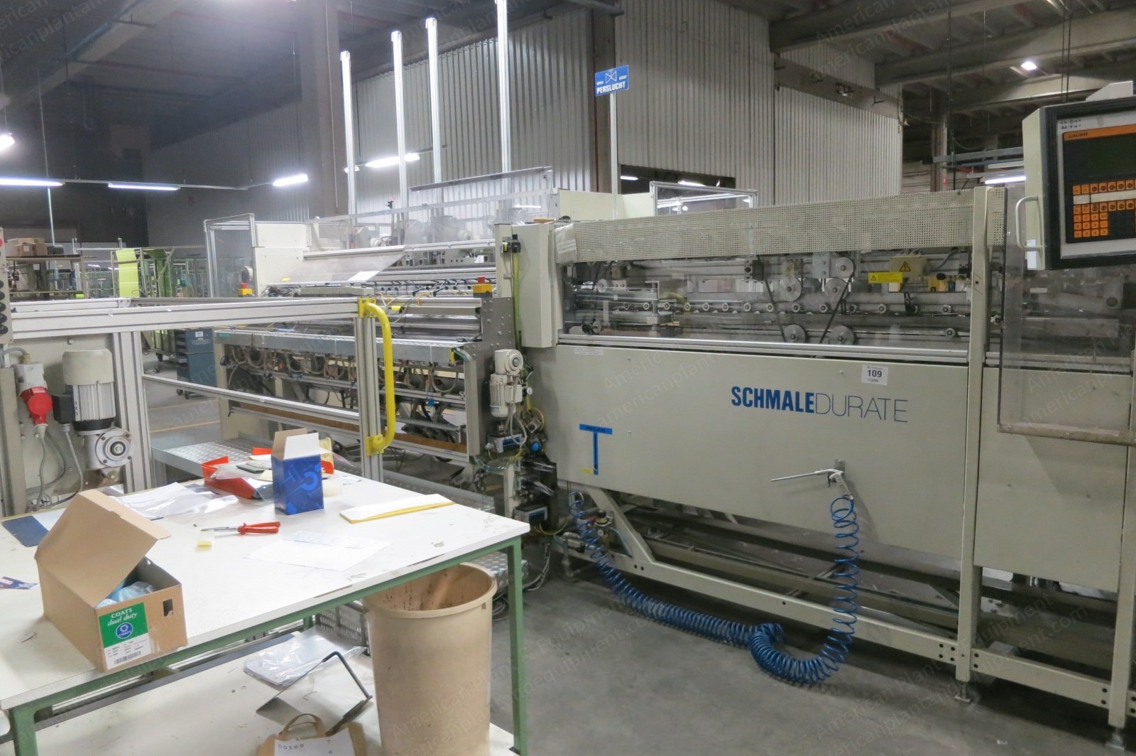 Schmale, Durate 600, 1998, Cross Cutting and Cross Hemming Line, Terry Fabric, 20000x15000mm