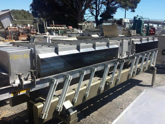 FMC Link-Belt, LBL SX 3005 x 17'6", 1995, 30" x 17.5' Vibratory Conveyor, Stainless Steel