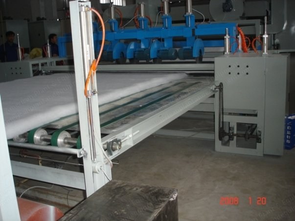 Soft and Hard Wadding Line, 2400mm Exit Width, with Thermobonding Oven, 2000mm Card, Crosslapper