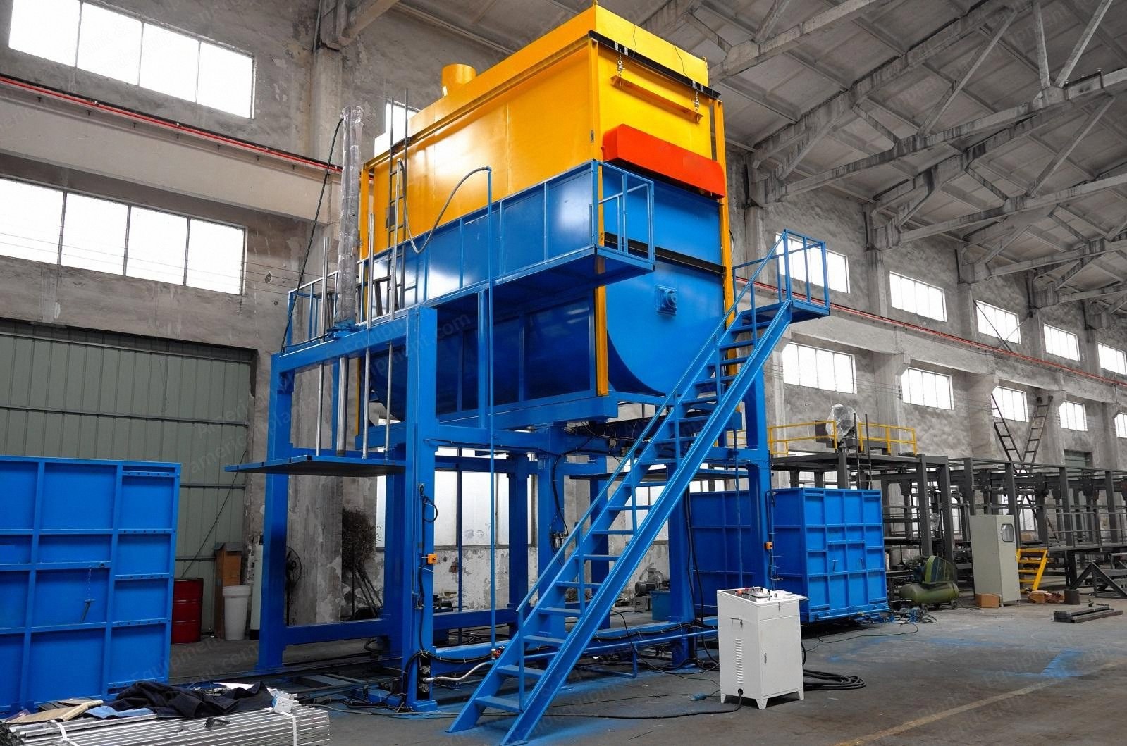 NovaStar, FG195, Advanced Foam Rebonding Machine, 10 m3 Mixing Drum Capacity, Input Steam System