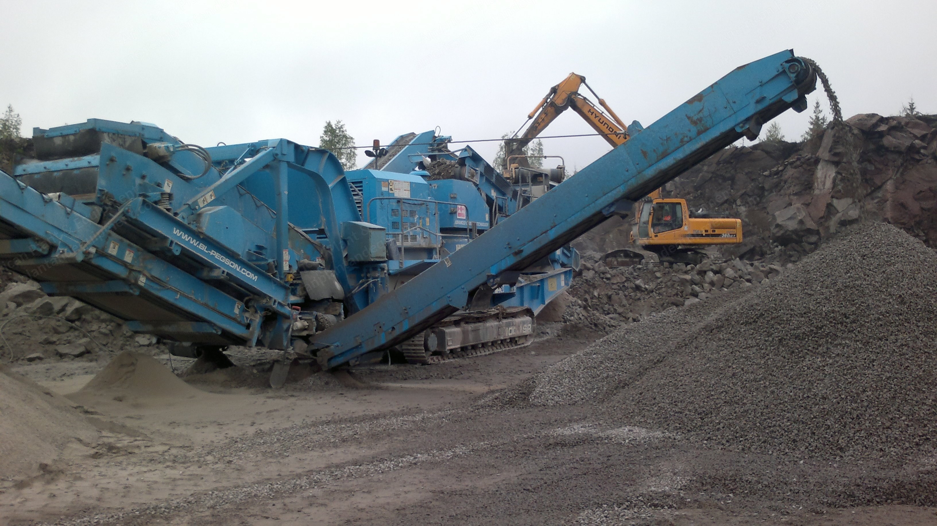 Pegson, Maxtrack 1000SR, 2005, Tracked Cone Crusher, Caterpillar Engine, Screen Box, Re-Circ Conveyor