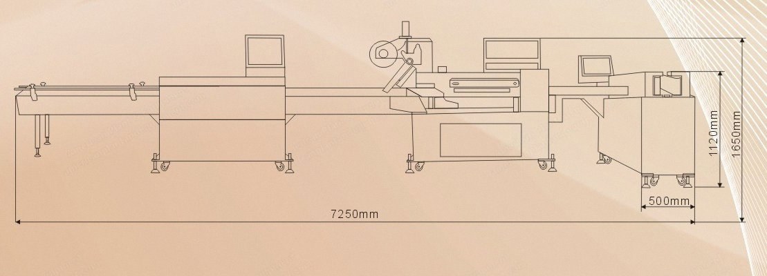 NovaStar, GK103, Roll Type Toilet Tissue Paper Packing Line, 60 to 80 Bags/Min, Max Film Width 450mm