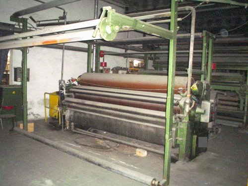 Bruckner Tenter Frame, 1973, 3200mm, 5 Chambers, Pin Chain