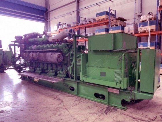 Jenbacher, Jenbacher 616 GS C02, 1999, 1684 kWe, 400V AC, 50Hz, Natural Gas