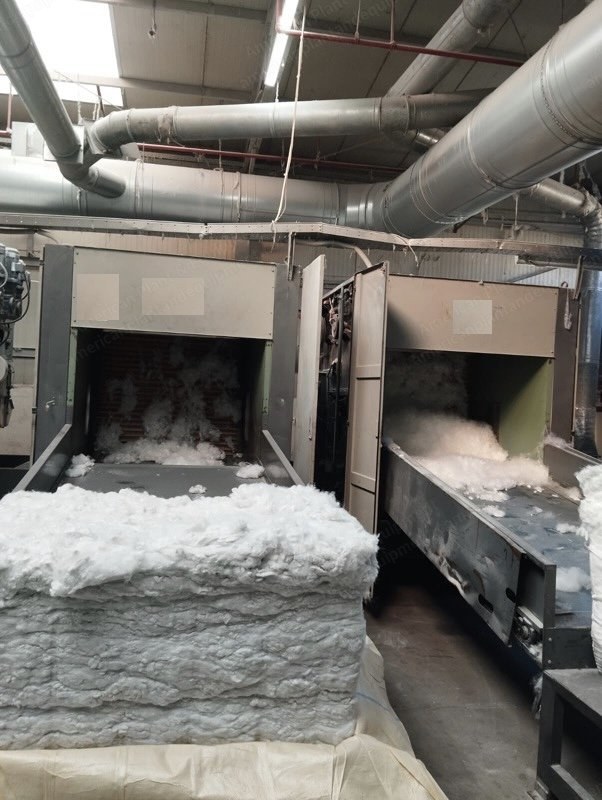Tomes, Thermobonding Line, 1999 to 2008, 3000mm Working Width, 350 kg/h Capacity