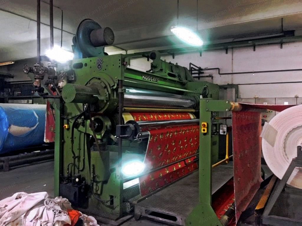 Kusters, 212.70.3200, 1993, Calender, 3200mm Working Width, 2 Cylinders, Oil Heated, 120 Tons Pressure