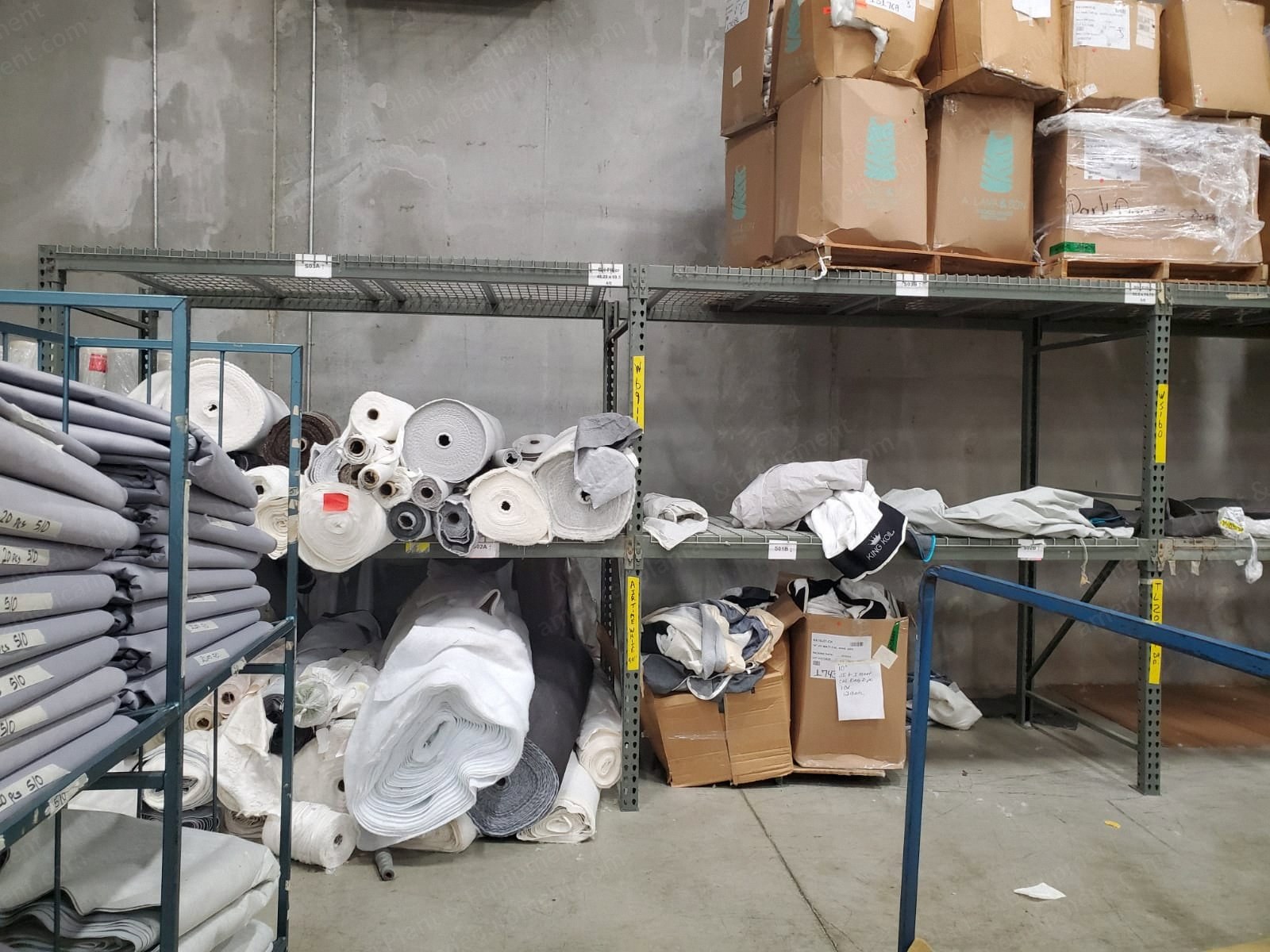 Miscellaneous Raw Materials, Fabric, Innersprings, Mattress Plant Inventory