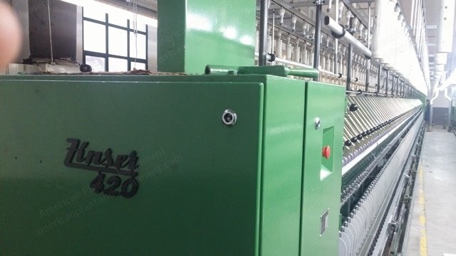 Zinser, Model 420, 1989, 500 Spindles, Ring Diameter 60mm, SKF PK1601 Draft System, Automatic Doffing