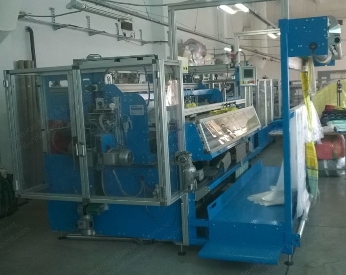 Mont-Mac, Tekna 2000, 2010, Cross Cutting and Hemming Line, Width 2000mm, For Terry Towels