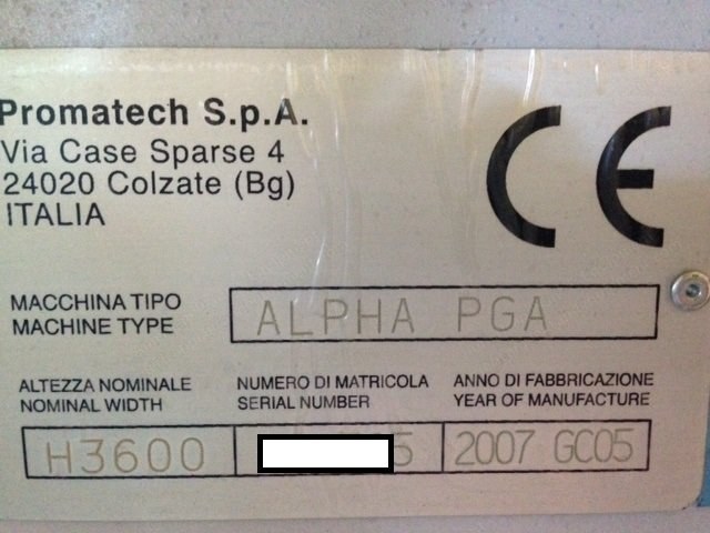 Somet, Alpha PGA, 2007, 3600mm, Staubli DX80 Jacquard, Double Beam