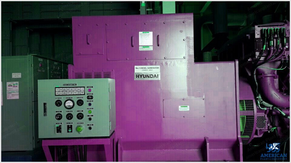 MTU, 20V4000G43, 2008, 2500kW Diesel Generator Set, 440V, 60Hz