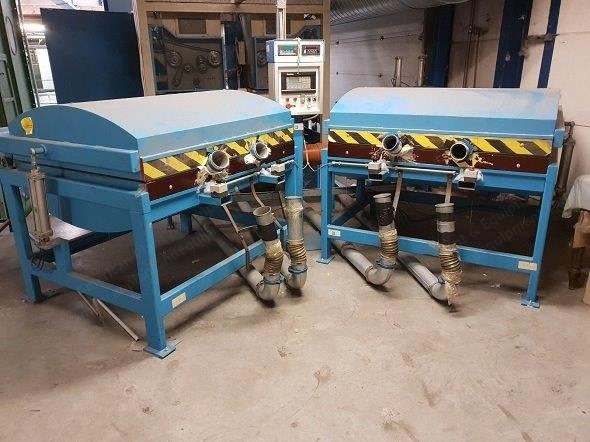 Masias, VAC-2, 1991, Pillow Filling System, 4 Vacuum Filling Boxes, 8 Pillows per Minute