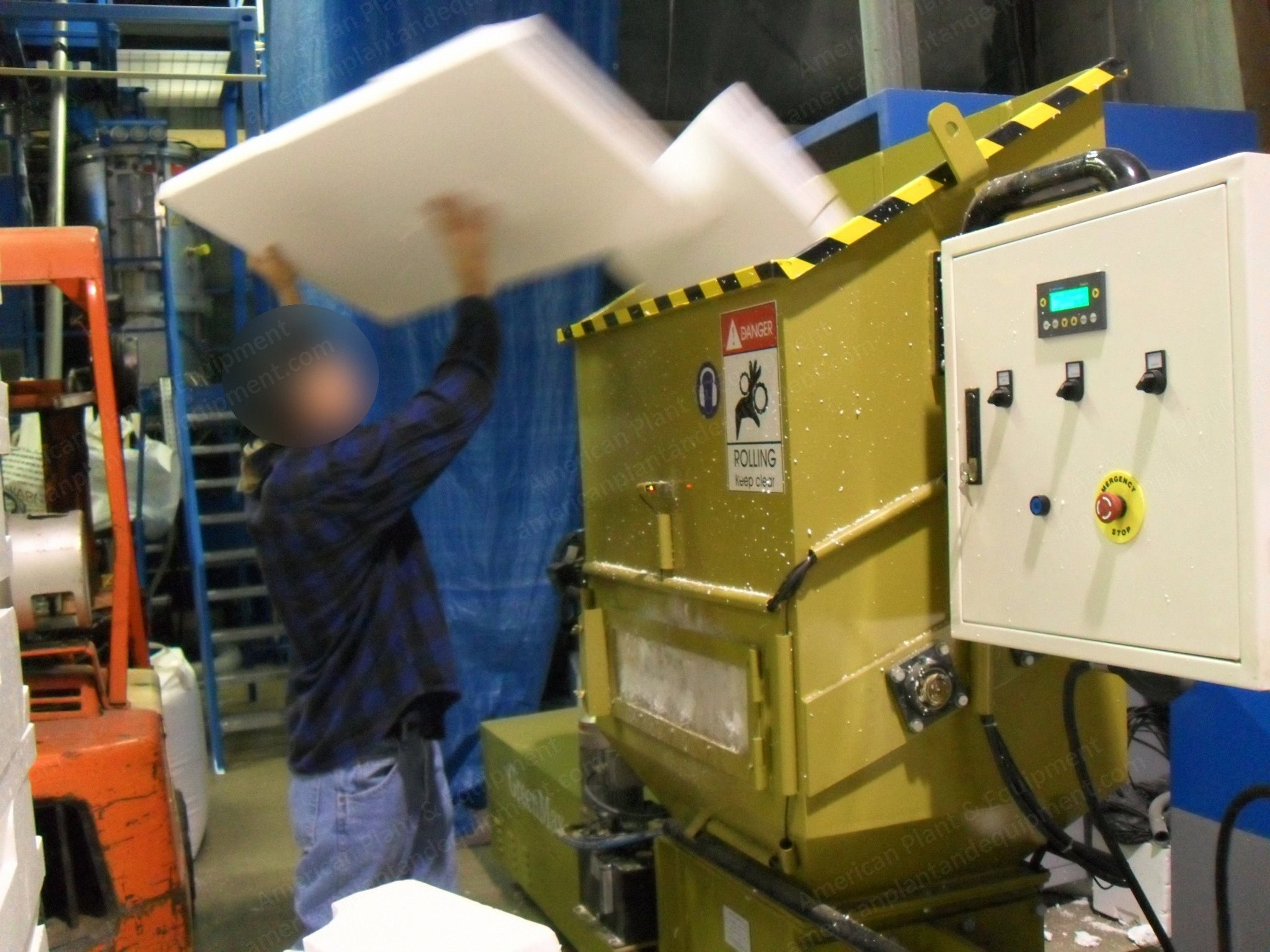 NovaStar, A-C200, Styrofoam Shredder Compactor, 200 kg/h Capacity, 17.05 kW