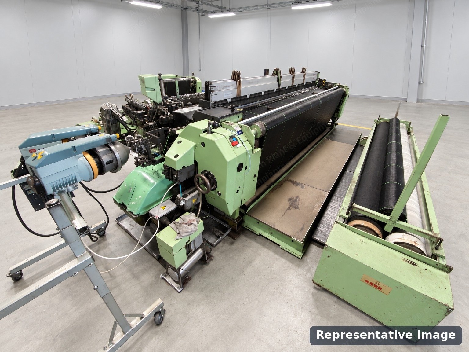 Sulzer, P7M B 280 N2 SP R3 D12, 1997 and 2001, Projectile Weaving Looms, 280 cm (110 in) Working Width, 2 Colors, Dobby (2 Units)