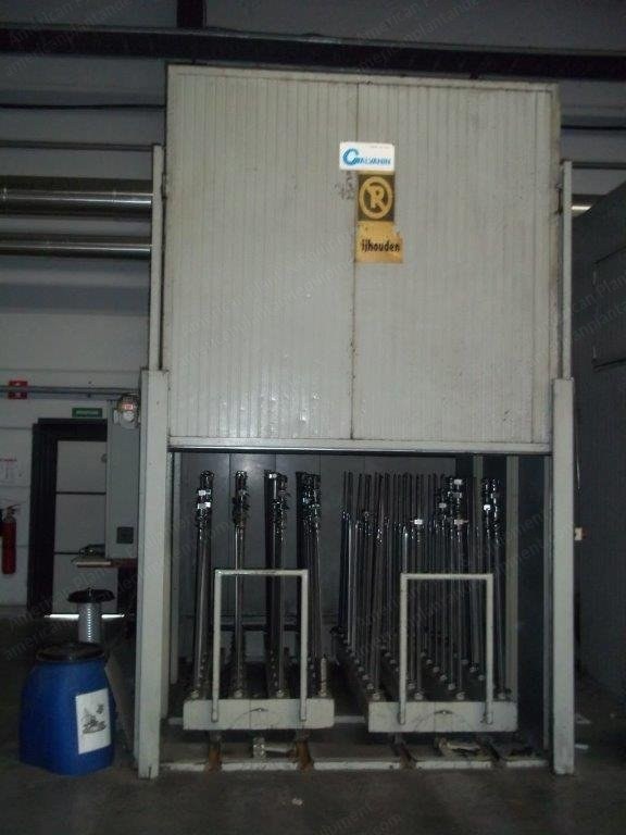 Galvanin, Yarn Dyeing and Drying Line, 1996 to 2009, with Hydroextractor, Automatic Yarn Loading System