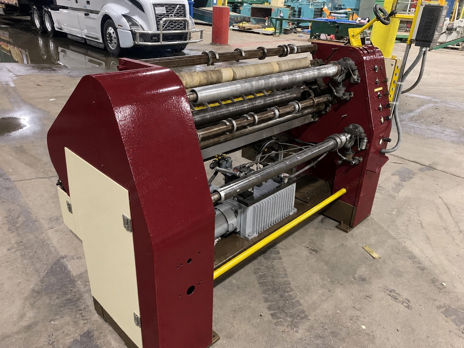 Dusenbery, 635 BL, Duplex Slitter Rewinder, 45 Inch Width, 18 Inch Rewind Diameter