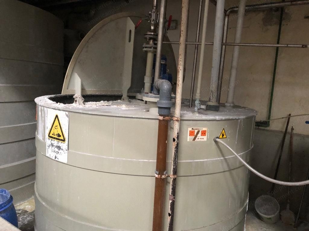 Kasag, 3-Stage Caustic Recovery System, 2007, Swiss Origin, with Lye Filter, Evaporators, Merc Control System