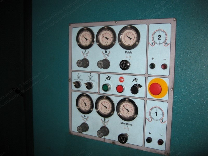 Lamperti, GHM, 1999, Raising Machine, 2400mm Width, Double, 24 Cylinders