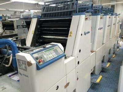 KBA, Performa 66-5, 2005, 5 Colors, Vacuum Feeder Board, CPC Pollycontrol