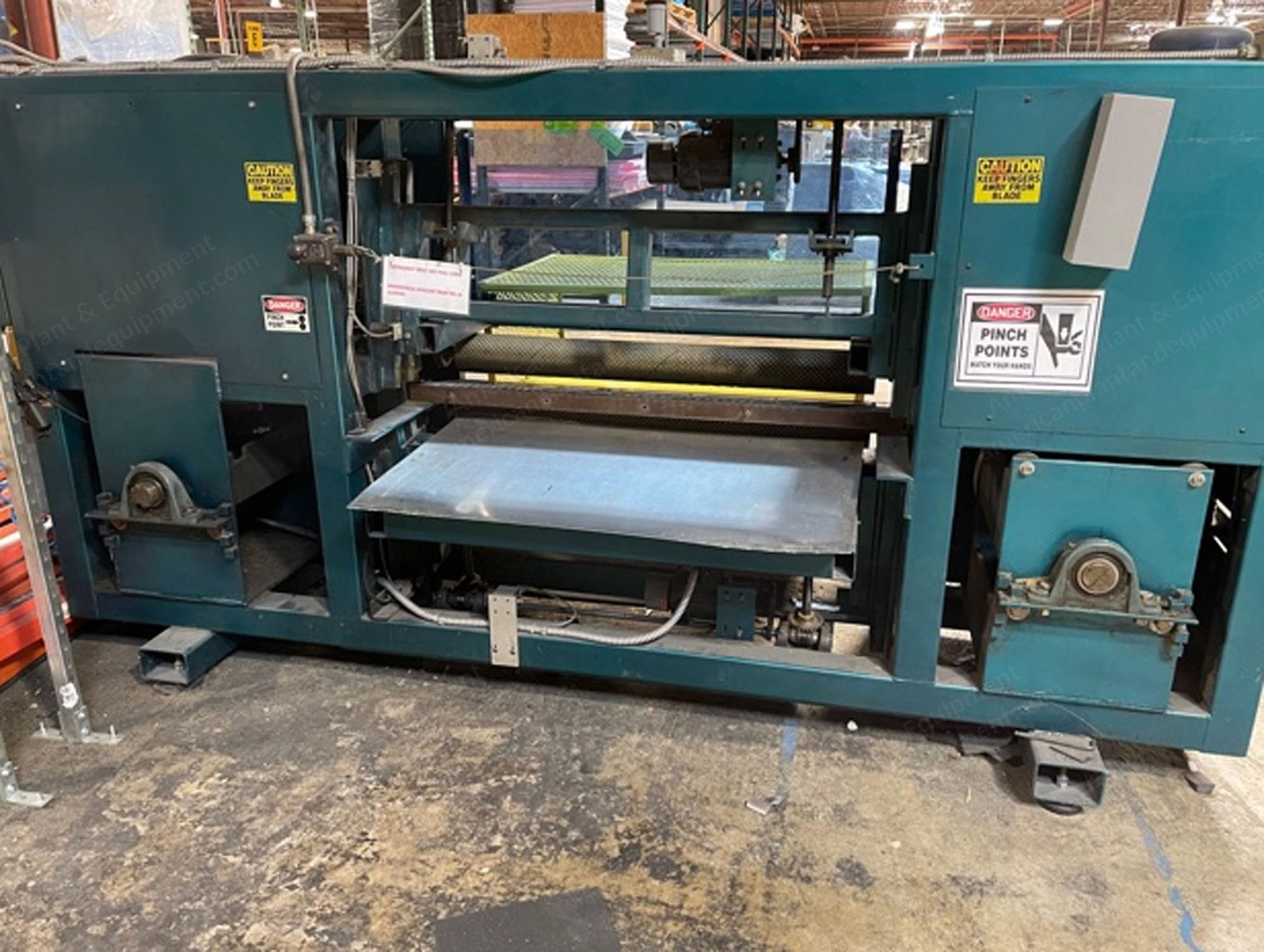 Triple-J, Skiver & Convoluter Combination Machine, 1995, 48" Working Width, 54" Opening Width