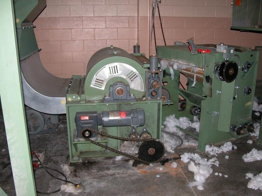 Wise, Max-Pro, 1999, Two Complete Fiberfill Lines, 110 inch Exit Width, 60 inch Garnetts