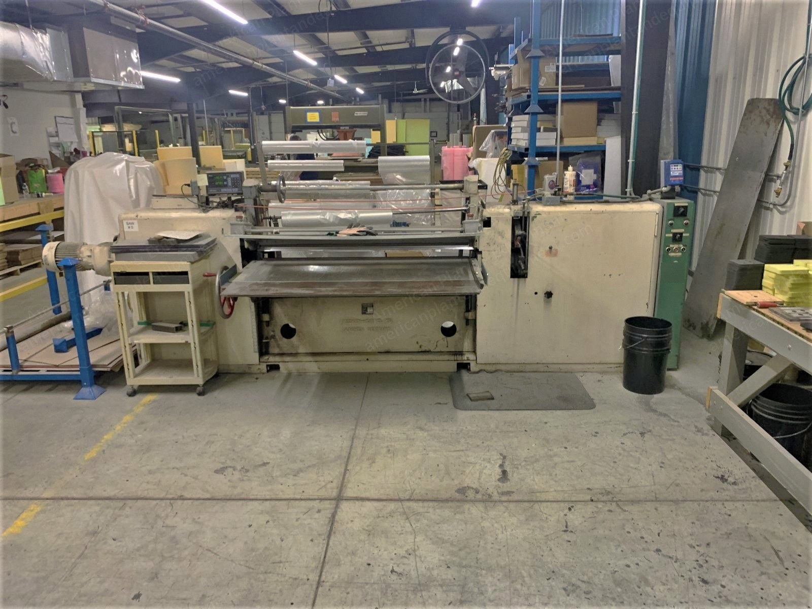 Fecken-Kirfel, K1, 1970, Horizontal Foam Splitter, Working Width 1400mm, Max Thickness 12"