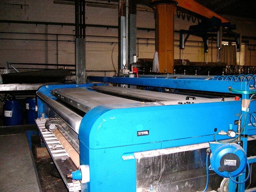 Johannes Zimmer, Rotary Printer, 2002, 18 Colors, 3600mm Table Width, 3200mm Printing Width, Gas-Heated Dryer