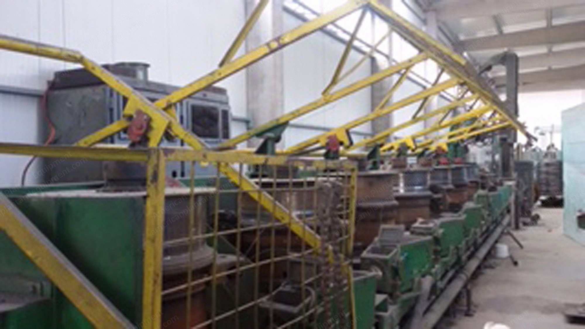 Morgan, 9 BB22, Wire Drawing Machine, 9 Trains, 560mm Pulley, 1.6 to 3.4mm Finished Diameter