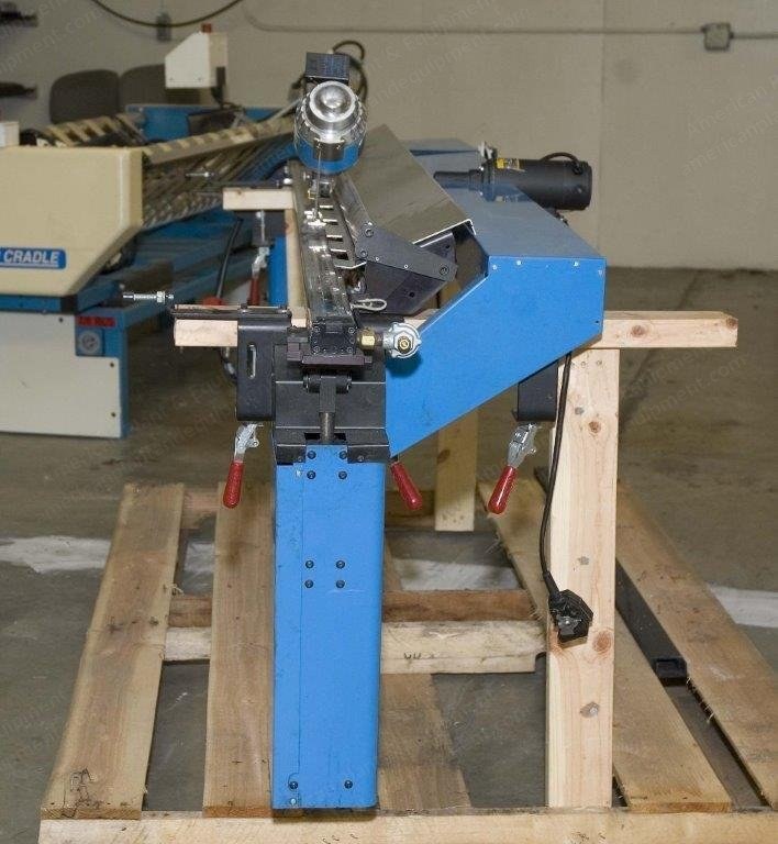 Blue Jay, Electric Lift End Cutter, 1997, Micro Pull-Off Device, Power Cradle, 72 inch Table