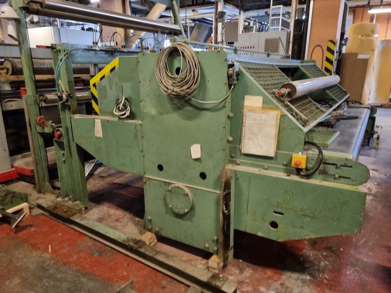 Dilo, Nonwoven Perforating Machine, 1982, Working Width 2500mm, Cutting and Winding Unit