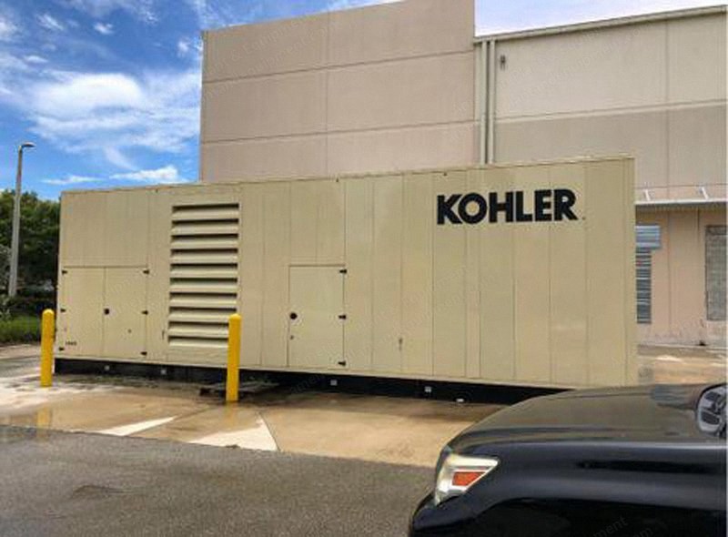 Kohler, 1000REZK, 1000 kW, Natural Gas, Sound Attenuated, 480 VAC, 60 Hz