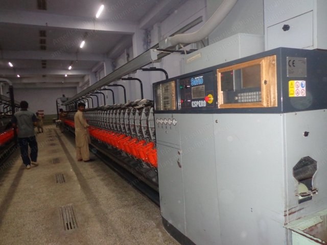 Savio, Espero M, 2000, 64 Spindles, 6" Traverse, 2 Drum Wind, Loepfe Yarn Clearer