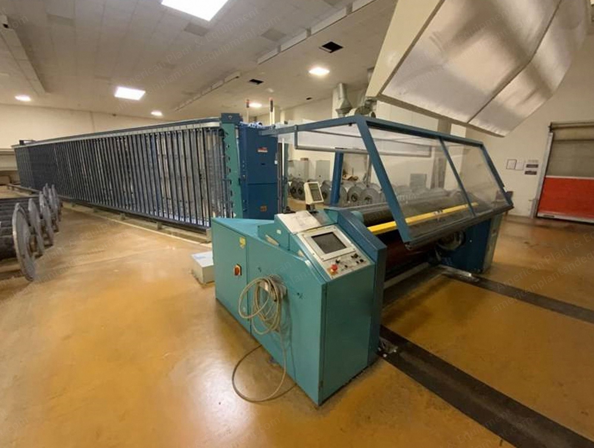 Benninger, Ben Tronic, 2002, Direct Warper, 2400mm Working Width, V Creel, 850 Creel Capacity