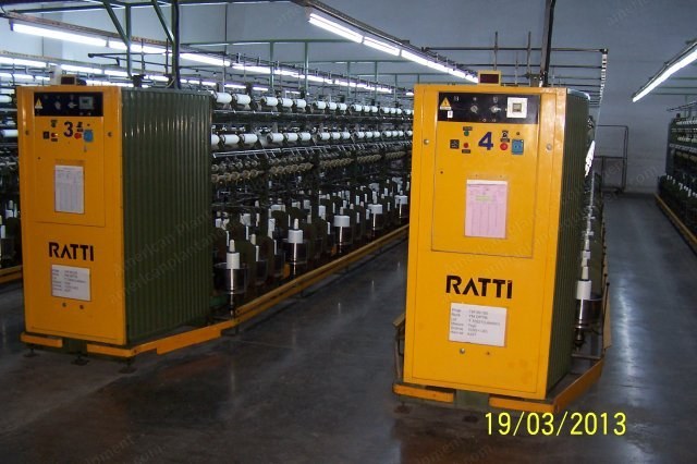 Ratti, Yarn Twisting Machine, 1983, 120 Positions, 270mm Bucket Diameter