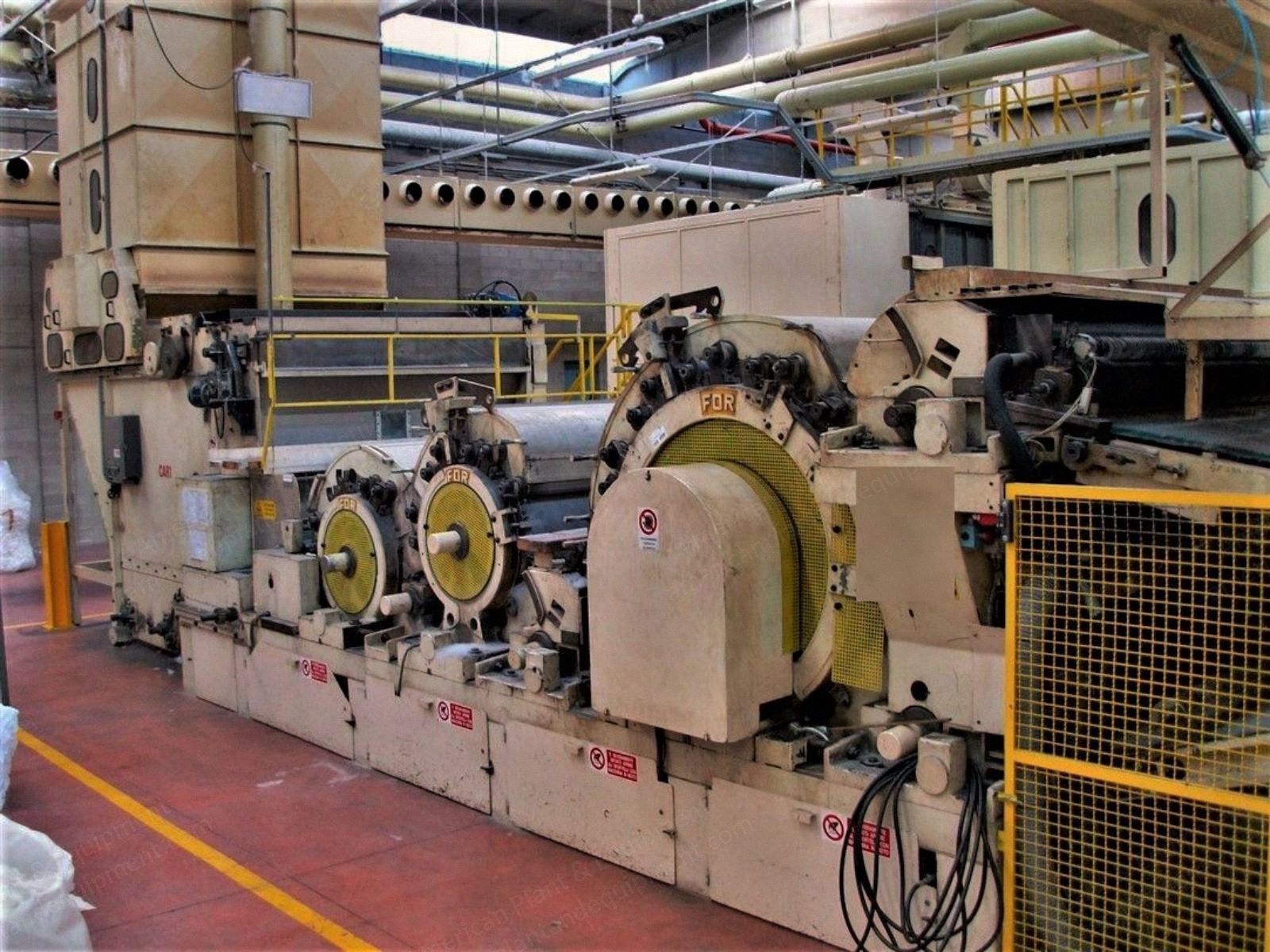 Tomes Thermobonding Line, 3100mm Working Width, 1990s, 500 kg/h Capacity
