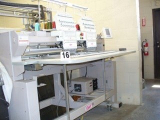 SWF, UK 1502-45, Embroidery Machine, 2 Heads, 15 Needles