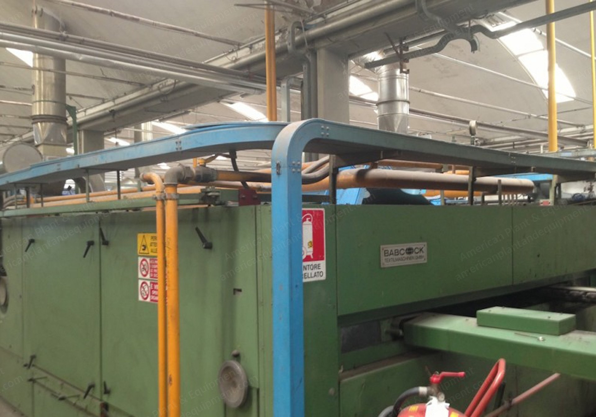 Babcock, 1026, 1991, Stenter, Working Width 2000mm, 5 Chambers, Gas Heated