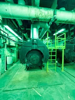 Hurst, Low Pressure Steam Boiler, 2005, 125 HP, 15 PSI, 6900 lbs/hr