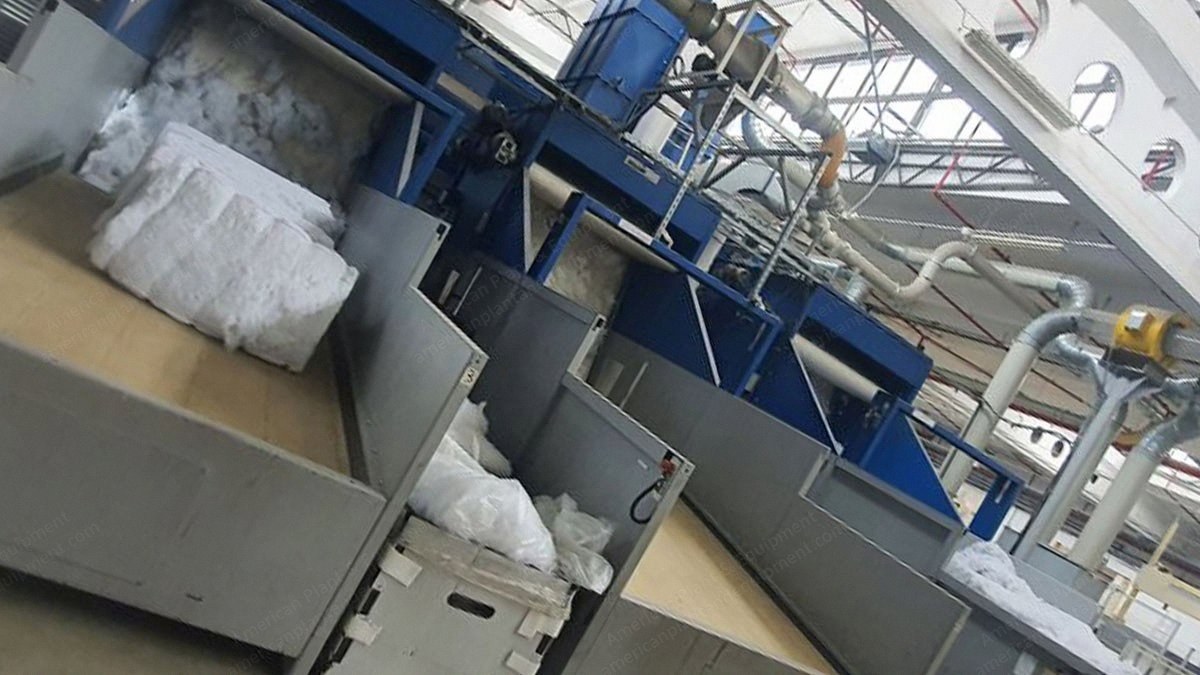 Bonino, Sicam, Technoplants, Airlay Thermobonding Line, 2500mm Working Width, 2008