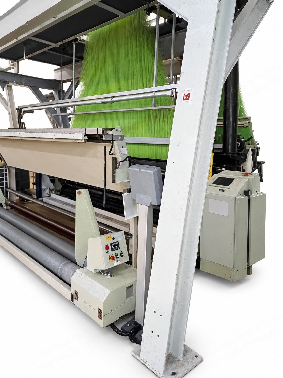 Picanol, GamMax-8-J-3400, 2005, Rapier Jacquard Weaving Looms, 3400mm Working Width, 8 Colors, Staubli LX 1602 Jacquard, JC6, 2688 Hooks, Lot of 4