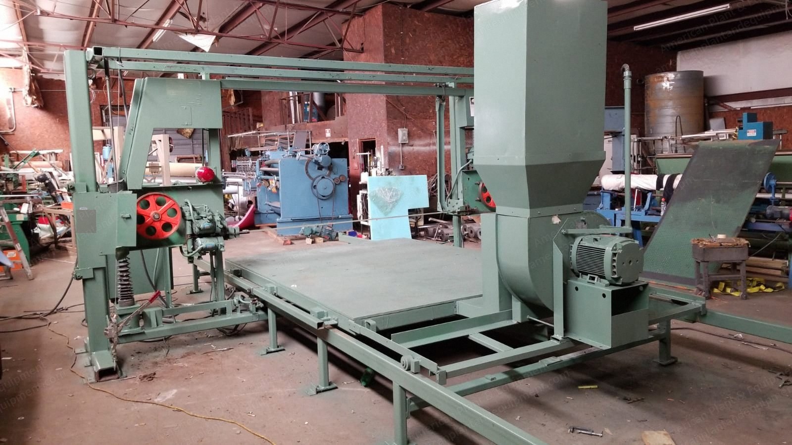 McNeil, 4A6-88-125-50-50, Horizontal Foam Cutting Machine, 51" x 84" x 120" Bun Capacity, 4-Wheel