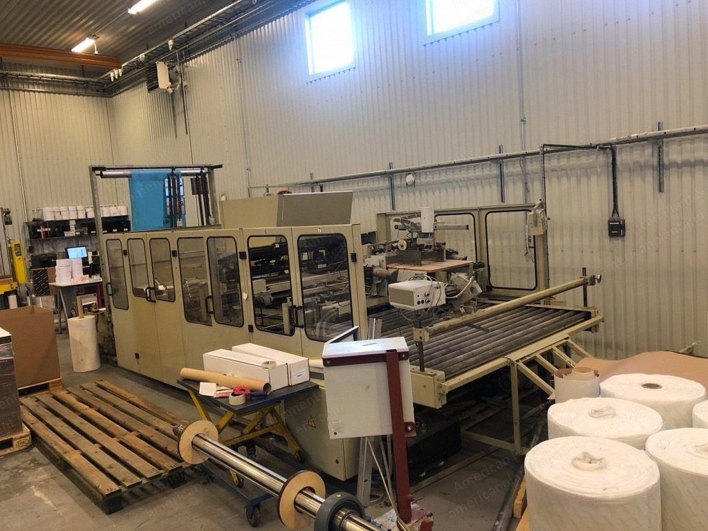 M-TRA-1500, 2003, Coreless Winder and Wrapper, 1500mm Working Width, 130 m/min