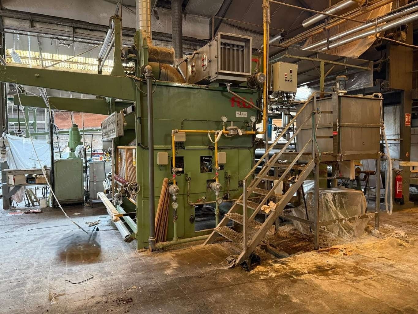 Fite, Carbomatic, Singeing Machine, Working Width 2000mm, Upgraded with Inverters