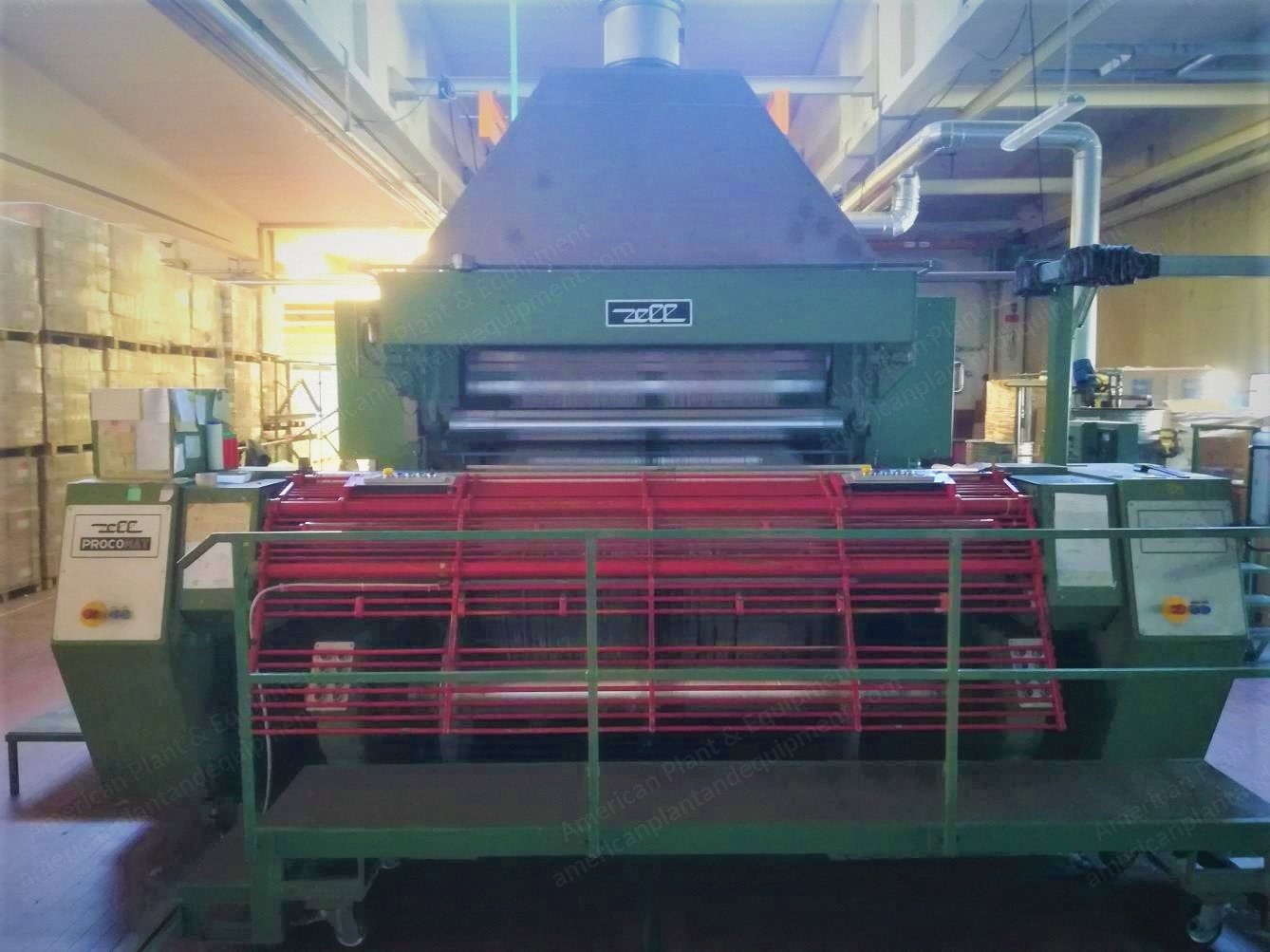 Zell, Procomat, 1991, Beam to Beam Slasher, 2390mm Working Width, 1 Size Box