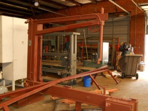 McNeil Femco, B-30, Vertical Foam Cutting Saw, 21ft 10in Rails, 75in Throat Depth, 48in Max Bun Height