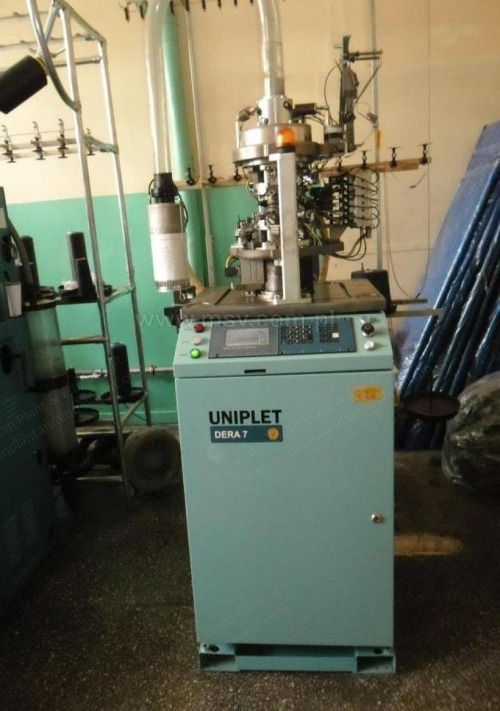 Uniplet, Dera 7 408, 2006, Double Cylinder Socks Knitting Machine, 3.75" Cylinder, 168 Needles
